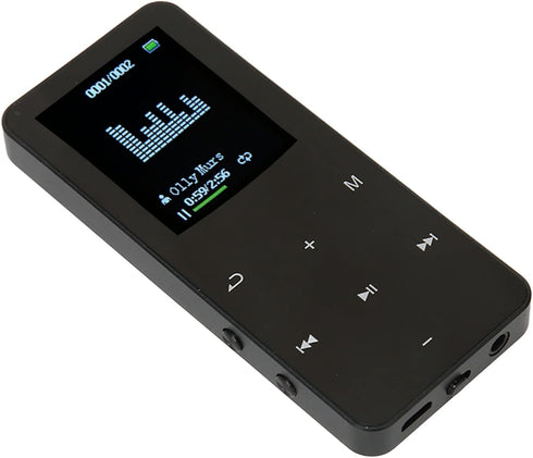 8G MP3 Player with Bluetooth,1.8 Inch Screen Ultra Slim Music Player with