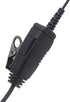 HKLN4455 HKLN4602 Earpiece with PTT Mic for Motorola Solutions Business Radios, Single Pin Shotr Cord Swivel Headset