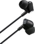 Wired Earbuds Headphones with Microphone, Noise Isolating Stereo Bass, In-Ear Earphones for Smartphones, Tablets, Black