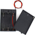 OLIREXD 5 Pack 3AA Battery Holder with ON/Off Switch, 3 Slots, Storage Box with Wire Leads, Screw Cap Case
