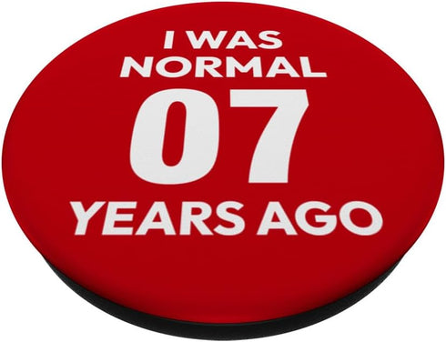 7th Wedding Anniversary Matching Funny PopSockets Standard PopGrip for Couples