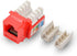 NewYork Cables Cat 6 Keystone Jack, 90 Degree Punchdown Ethernet Wall Jack for Patch Panels