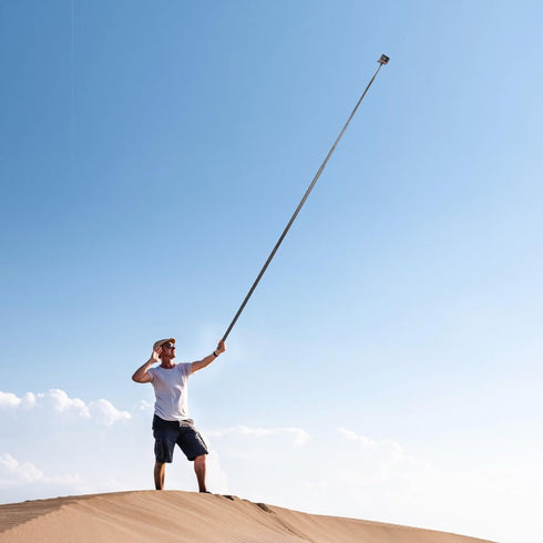 tsfeiiii 9.8ft (110in/280cm) X4, X3, X2, 3S, 3, 2 360 Long Invisible Selfie Stick - Carbon Fiber Monopod for ONE ONE R