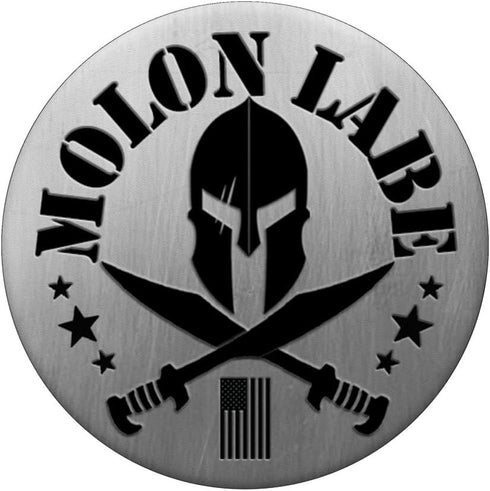 Epic Patriotic 2A US Flag Spartan Helmet Molon Labe PopSockets Standard PopGrip