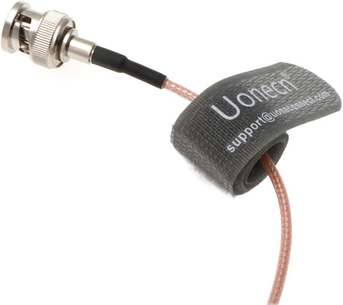 Uonecn RG179 HD-SDI Cable BNC Male to Right Angle BNC Cable, 75ohm MegaFlex for Blackmagic Cameras 24''