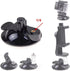 ThtRht 1/4"-20 3 Inch Suction Cup Base Mount with Female Thread Adapter Car Windshield Suction Mount for Dash Cam
