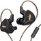 KZ EDX in-Ear Monitors, HiFi Stereo Stage/Studio IEM Wired Noise Isolating Sport Earphones with Detachable Cable 2Pin