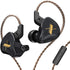 KZ EDX in-Ear Monitors, HiFi Stereo Stage/Studio IEM Wired Noise Isolating Sport Earphones with Detachable Cable 2Pin
