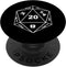 D20 Dice RPG Role Playing Board Game Gift PopSockets Standard PopGrip