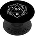 D20 Dice RPG Role Playing Board Game Gift PopSockets Standard PopGrip