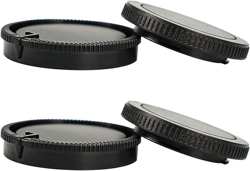 NIYI 2Sets Camera Body Cap and Rear Lens Cap Cover for Sony A A-Type Minolta AF Mount Cameras and Lenses