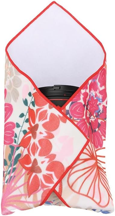Protective Camera Lens Wrap, Magic Self-Adhesive Cloth Wrapper, Washable Cleaning & Storage Cloth for DSLR/Camera