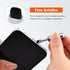Yuanfenron 2 1 Reset Alloy Steel SIM Card Tray Removal Tool with Cleaning Brush & Keyring, in EDC Portable Keychain