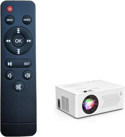 RUOYINKE Remote Control Compatible for PURSHE Mini Projector, Projector Model: HI-01 (Not Compatible