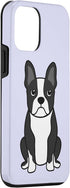 Purple Art Boston Terrier iPhone 12 Mini Case - Perfect Gift for Baby Dog Lovers!