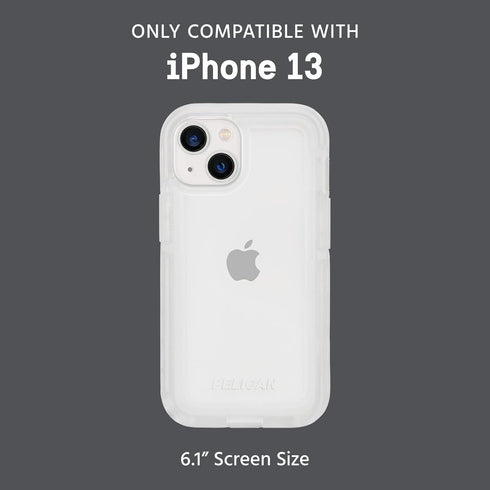 Pelican Marine Active Series Water-Resistant Case Cover for iPhone 13, Dust and Splash Proof, 18ft Drop Protection, 6.1