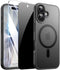 DGIVLAZ Magnetic for iPhone 17 Translucent Matte Case with 2X Screen Protector,Compatible with