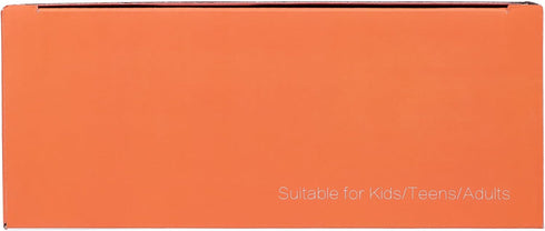 Shop rockpapa Comfort+ Kids Over-Ear Headphones, Wired with Microphone & Volume Control for School, Black/Orange.