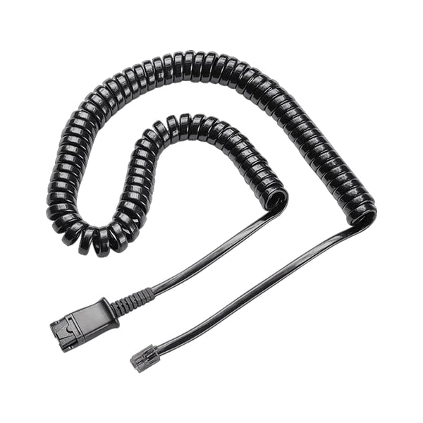 TruVoice U10P-S Adapter for Plantronics and TruVoice Quick Disconnect Headsets - RJ9 Jack Compatible with Yealink