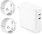 Mac Book Pro Charger - 116W USB C Charger, 2 Port Power Adapter for MacBook Pro 16/15/14/13, Includes 2 Cables