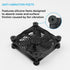 120mm 3-Degree Quiet Dual USB Fan Dual-Ball Bearings, with L/M/H Speed Controller High Airflow Cooling Fan for Receiver