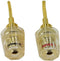 2-Pack Gold Plated 24K 4mm Female to 2mm Pin Banana Adapter for Speaker Terminals