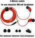 10FT 3 Pack Earbuds - 3.5mm Stereo Headset Earphones with 3 Meter Wired Extension for Live Streaming & Webcasting.