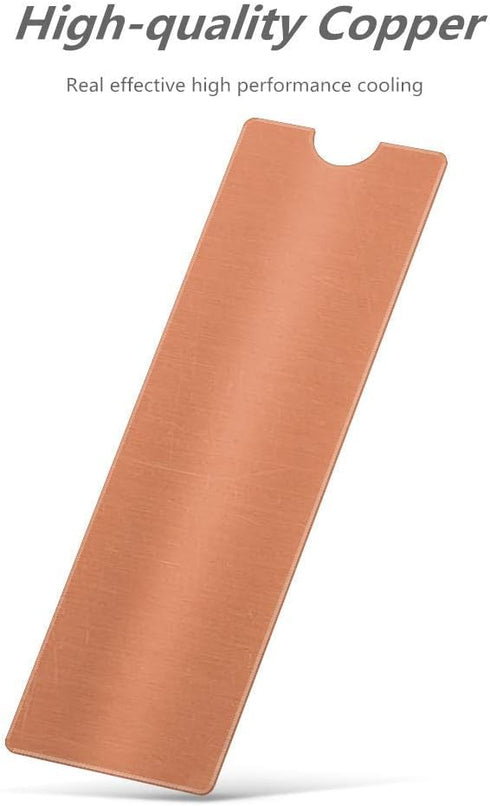 M.2 Copper Heatsinks Cooler for M.2 2280 SSD Laptop(2 Pack)