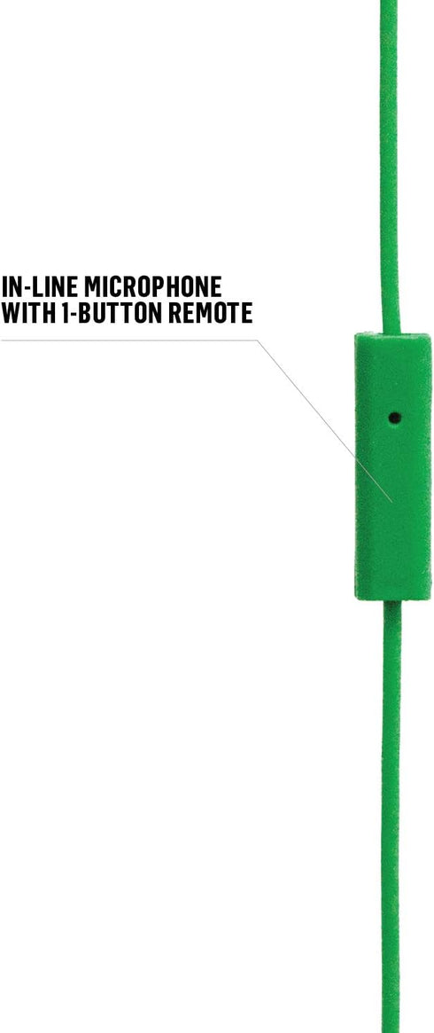 House of Marley Little Bird: Wired Earphones with Microphone, Noise Isolating Design, Sustainable Materials, Rasta