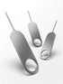 3-Pack, Sim Card Tray Ejector Pin with Keychain Hole - Universal Sim Card Tray Removal Tool - Stainless Steel