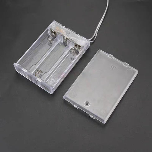BKAEIMSTWR 3 Screws,3 1.5V x AA LED String Battery Holder and x AA Battery Holder and Switch for LED String Light