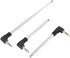 2 Pack 3.5mm Antenna FM AM Radio Telescopic 4 Sections Telescoping Antenna 1/8 inch Jack Plug Connector