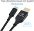 NFHK Type-C USB-C 135W to DC Rectangle 11.0 * 4.5mm Power PD Charge Cable for Thinkpad X1 Legion Y7000P Laptop DC20V