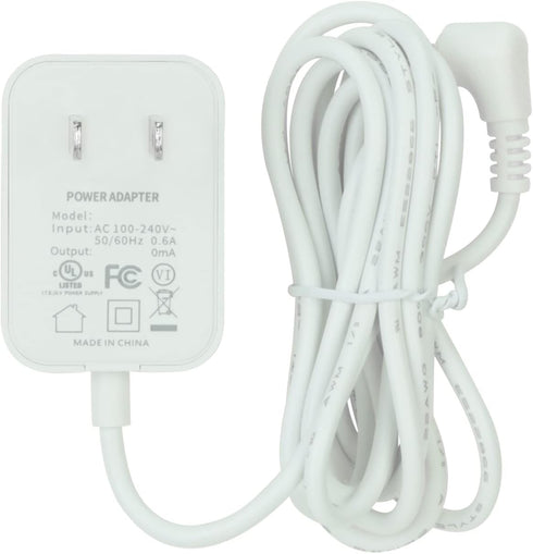 LEFXMOPHY SM24RX Power Cord, AW007WR-0500070UV AC Adapter Replacement for ANMEATE SM935E / SM24RX / SM24TX SM24 Baby Monitor Camera Charger (White)