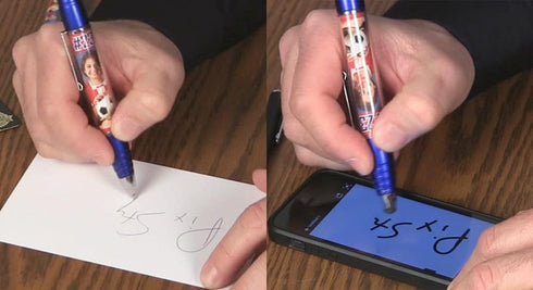 Black PixStylus 2 in 1 Personalized Pen and Stylus Combo – Create Your Own Custom Stylus/Pen at