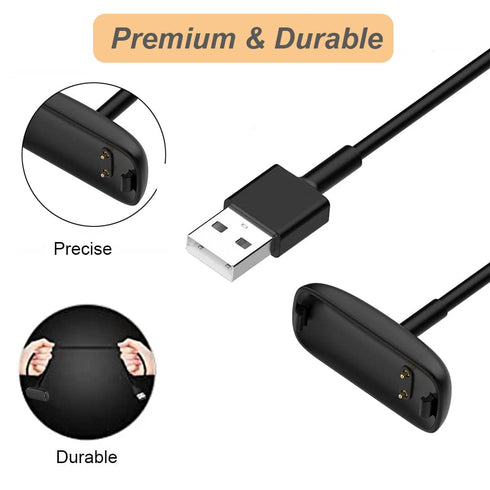Charger for Fitbit Inspire 3, Replacement USB Charging Cable 3.3ft/1m for Fitbit Inspire 3