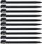 LightFairy 10PCS Colorful Touch Stylus Pen Smooth Plastic Pen Replacement for Nintendo DS
