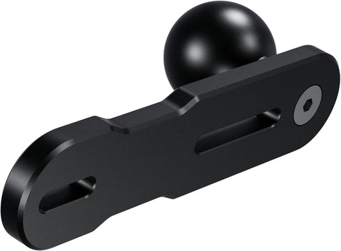 BRCOVAN Aluminum Alloy Mount Base with 1'' TPU Ball Compatible with RAM Mounts B Size 1 Inch Ball Double Socket Arm