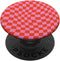 Classic Wavy Checkered Pink Red Checkerboard PopSockets Standard PopGrip