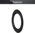 Fielect 2Pcs 3.5inch Foam Speaker Edge Surround Rings Replacement Kit for Speaker Repair, Black