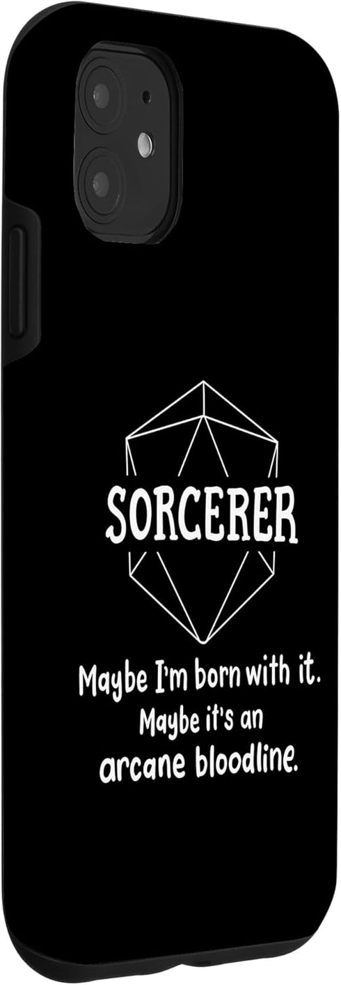 iPhone 11 Sorcerer Funny Character Joke Case for Roleplaying Games RPG Gamer