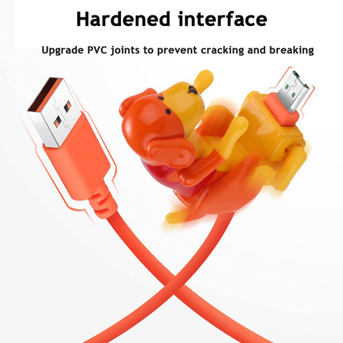 ikasus Funny Humping Dog Fast Charger Cable, Smartphone USB Cable Charger for iPhone, Android, USB Type C