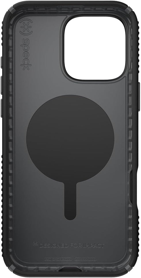 Speck 2 16 Presidio Grip iPhone Pro Max Case - MagSafe and ClickLock - Slim Black/Slate Phone Case