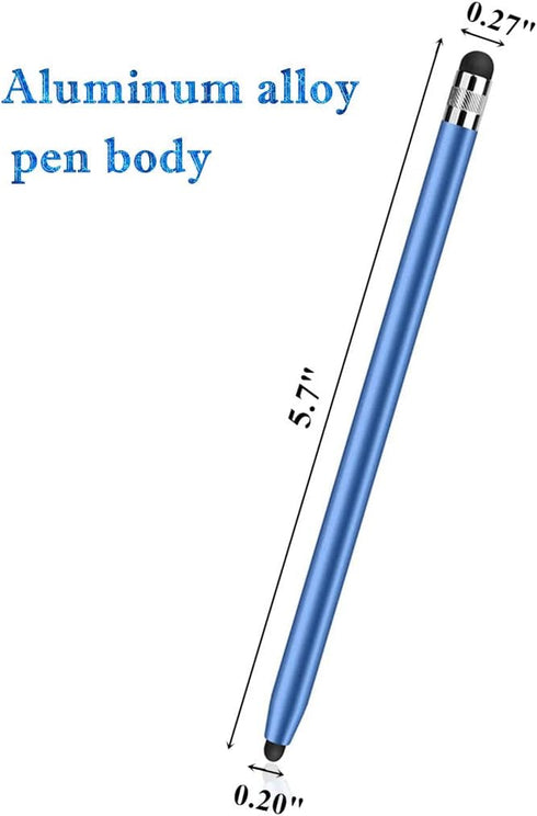 4-Pack Stylus Pens for Touch Screens, Sensitivity & Precision for iPhone/iPad/Samsung Galaxy/Tablets + 8 Replaceable