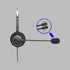 DailyHeadset 2.5 mm Jack Phone Headset On Ear Headphones for Cordless Landline Telephones
