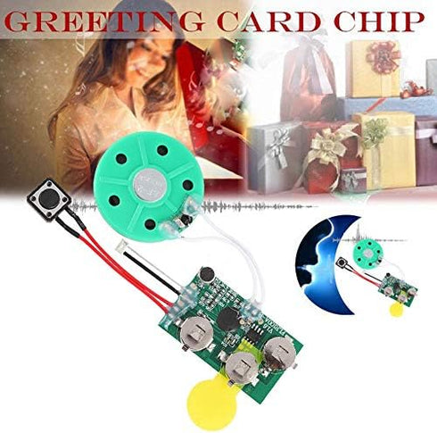 FOSA 60 DIY Greeting Card Chip, Seconds Music Sound Audio Voice Recording Module Device Chip Recordable Sound Chip