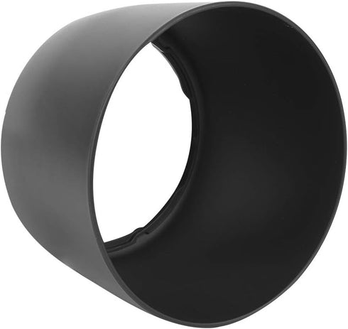 ET-60 Camera Lens Hood for Canon EF S 55-250mm, 90-300mm, 75-300mm f/4-5.6, ABS Plastic Shade Accessory