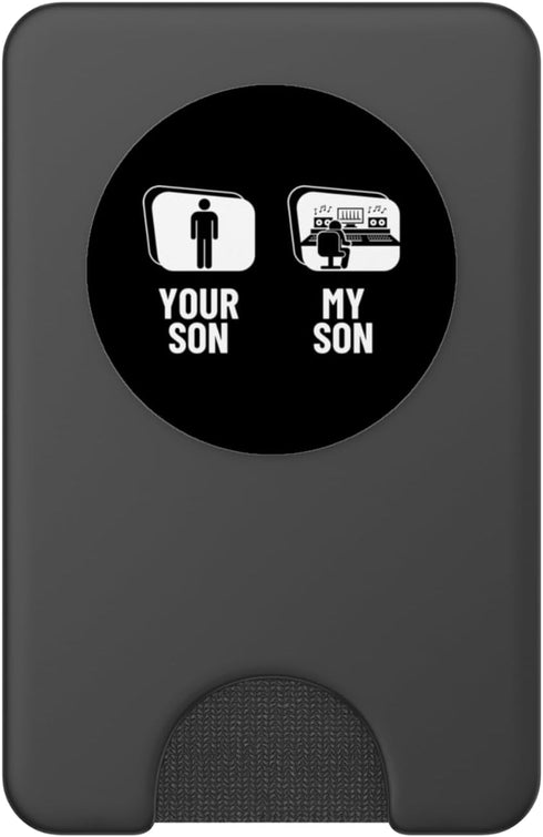 Music Producer Gifts For Men Your Son My Son Dad Mom Audio Engineer Funny Music Producer PopSockets PopWallet