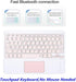 Touchpad Keyboard Case for iPad 10th Generation, 7 Colors Backlit Slim Folio Cover with Detachable Bluetooth Keyboard