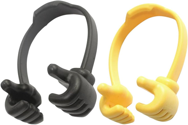 Kichvoe 2pcs Thumbs Gesture Phone Holders Creative Smartphone Racks Portable Desktop Phone Support